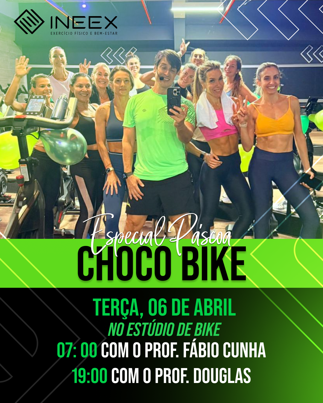 INEEX - Card Aulão Choco Bike