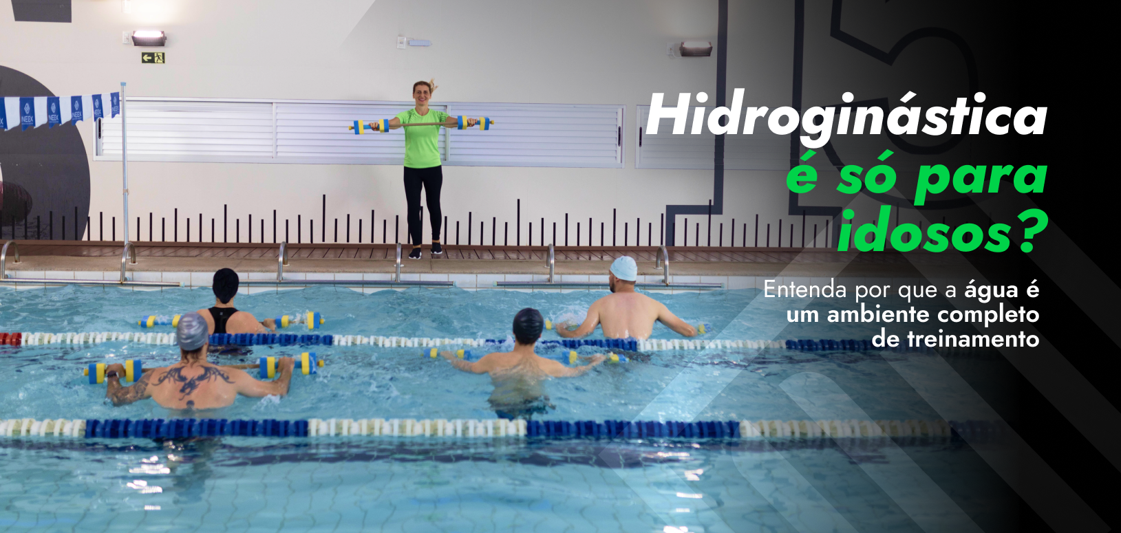 Hidroginástica é só para idosos? Entenda por que a água é um ambiente completo de treinamento